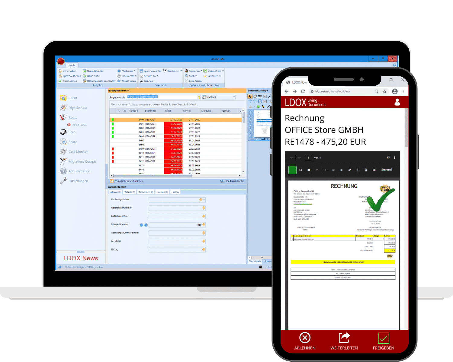 workflow ibm i ecm